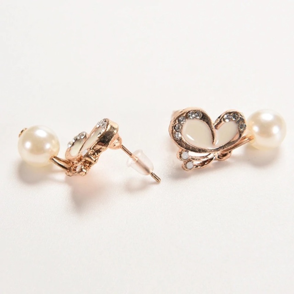 NEW๐๐๐ฆBEAUTIFUL๐GOLDEN WHITE BUTTERFLIES๐ฆ๐๐ - Picture 6 of 8